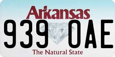 AR license plate 939OAE