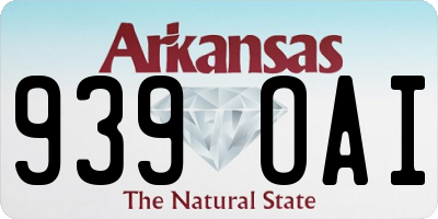 AR license plate 939OAI