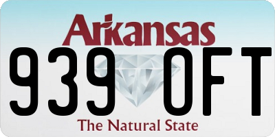 AR license plate 939OFT