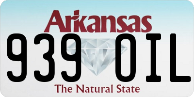 AR license plate 939OIL