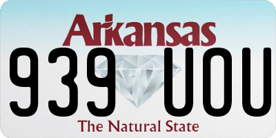 AR license plate 939UOU