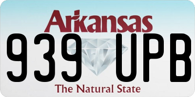 AR license plate 939UPB