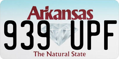 AR license plate 939UPF