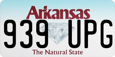 AR license plate 939UPG