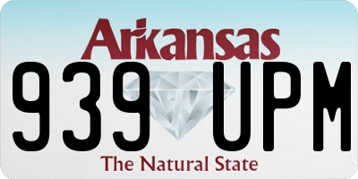 AR license plate 939UPM