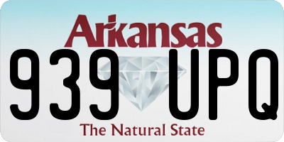 AR license plate 939UPQ