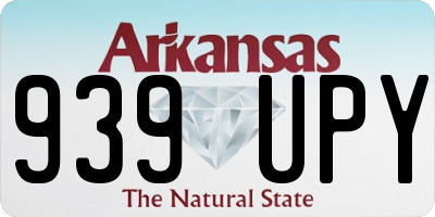 AR license plate 939UPY