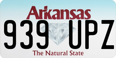 AR license plate 939UPZ