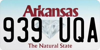 AR license plate 939UQA