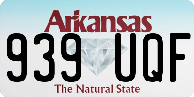 AR license plate 939UQF