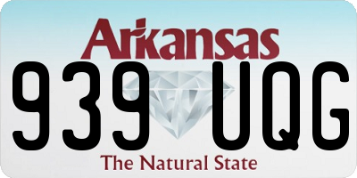 AR license plate 939UQG