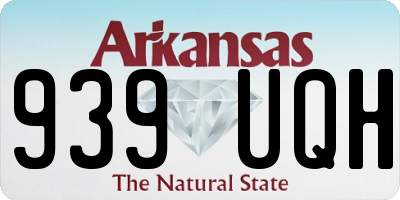 AR license plate 939UQH