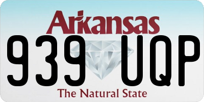 AR license plate 939UQP