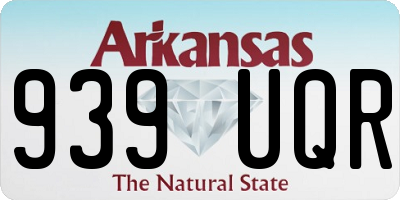AR license plate 939UQR