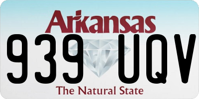 AR license plate 939UQV