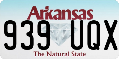 AR license plate 939UQX