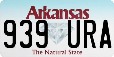 AR license plate 939URA