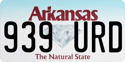 AR license plate 939URD
