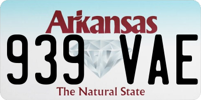 AR license plate 939VAE