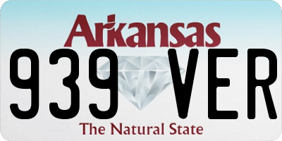 AR license plate 939VER