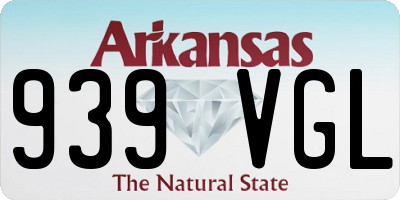 AR license plate 939VGL