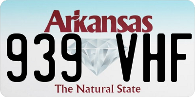 AR license plate 939VHF