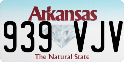 AR license plate 939VJV