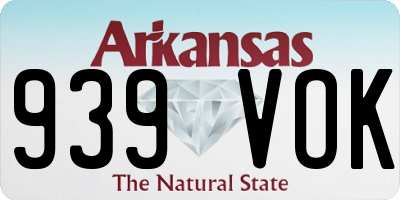 AR license plate 939VOK