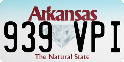 AR license plate 939VPI