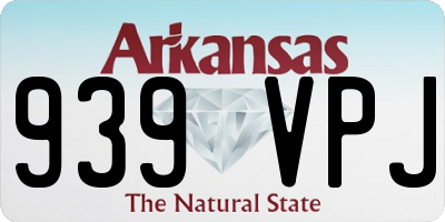 AR license plate 939VPJ