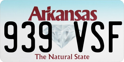 AR license plate 939VSF