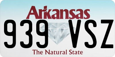 AR license plate 939VSZ