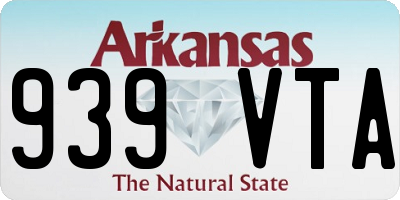 AR license plate 939VTA