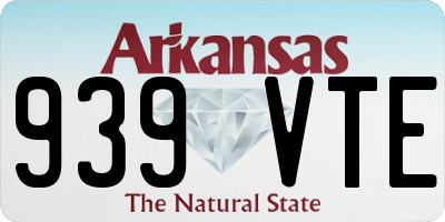 AR license plate 939VTE
