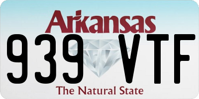 AR license plate 939VTF