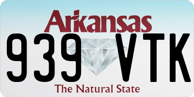 AR license plate 939VTK