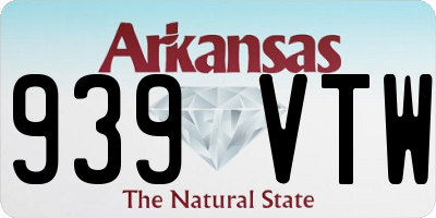 AR license plate 939VTW