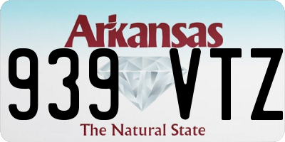 AR license plate 939VTZ
