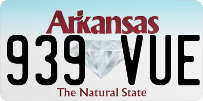 AR license plate 939VUE