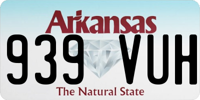 AR license plate 939VUH