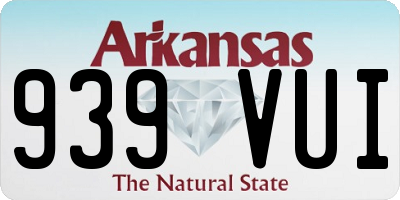 AR license plate 939VUI