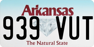 AR license plate 939VUT