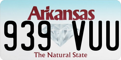 AR license plate 939VUU