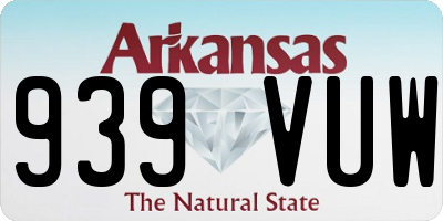 AR license plate 939VUW