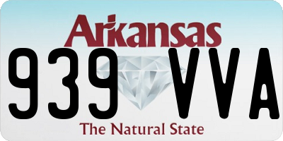 AR license plate 939VVA