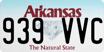 AR license plate 939VVC