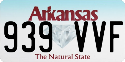 AR license plate 939VVF