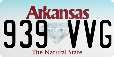 AR license plate 939VVG