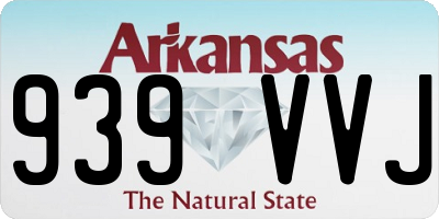 AR license plate 939VVJ