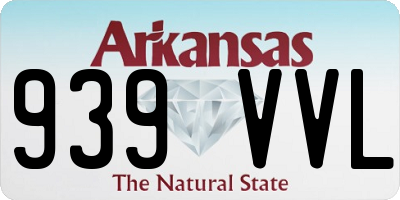 AR license plate 939VVL